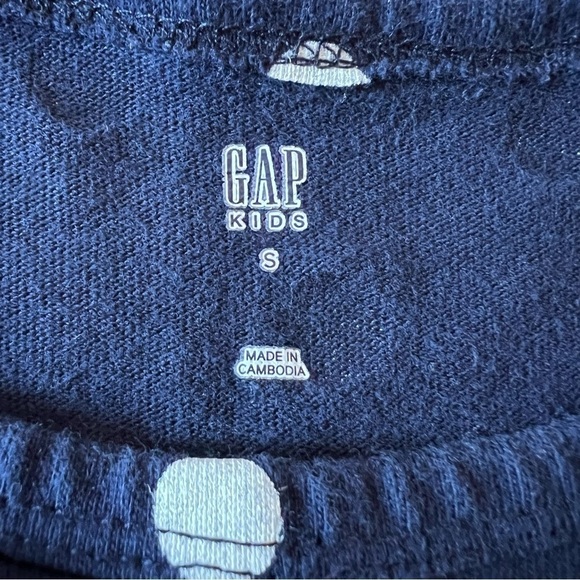 Gap Kids Girl’s Navy Blue White Polka Dot Dress, Size Small 6/7 - Picture 3 of 6